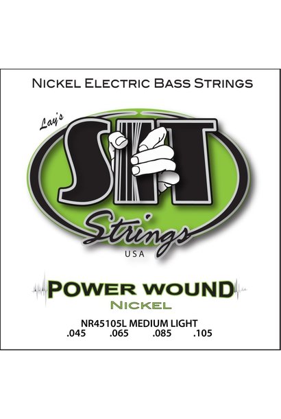 S.I.T. Strings NR45105L Power Wound Nickel Bass Medium Light 45-105