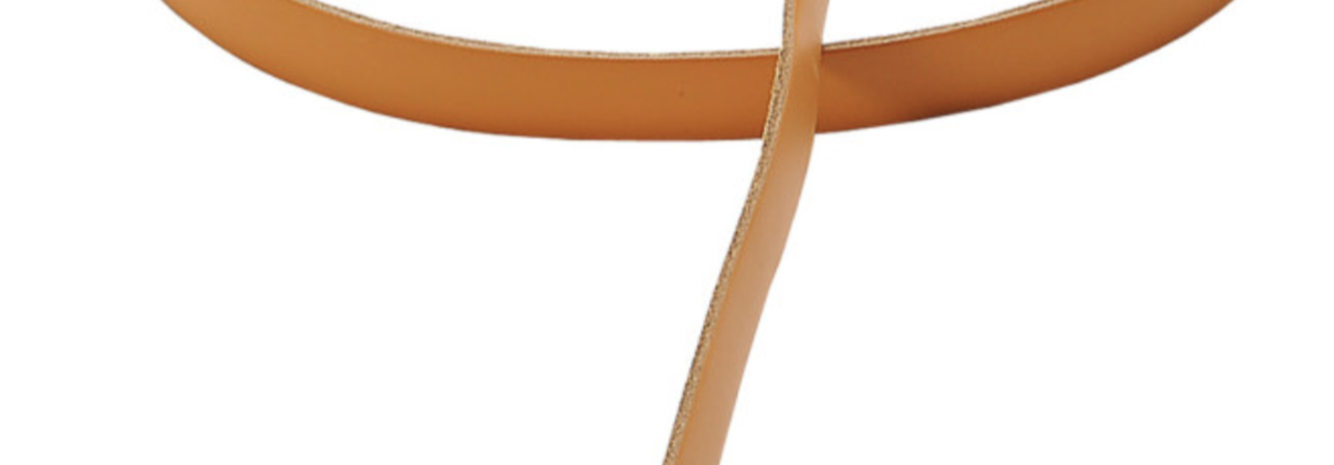 Levy's 3/4inc Tan Leather Mandolin Strap M19-TAN