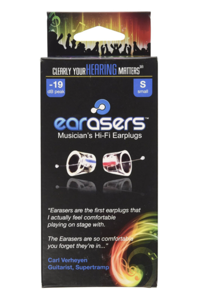 EARasers Musician's Plugs - Small