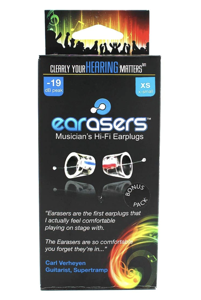 Earasers Musician's Hi-Fi Earplugs - Extra Small