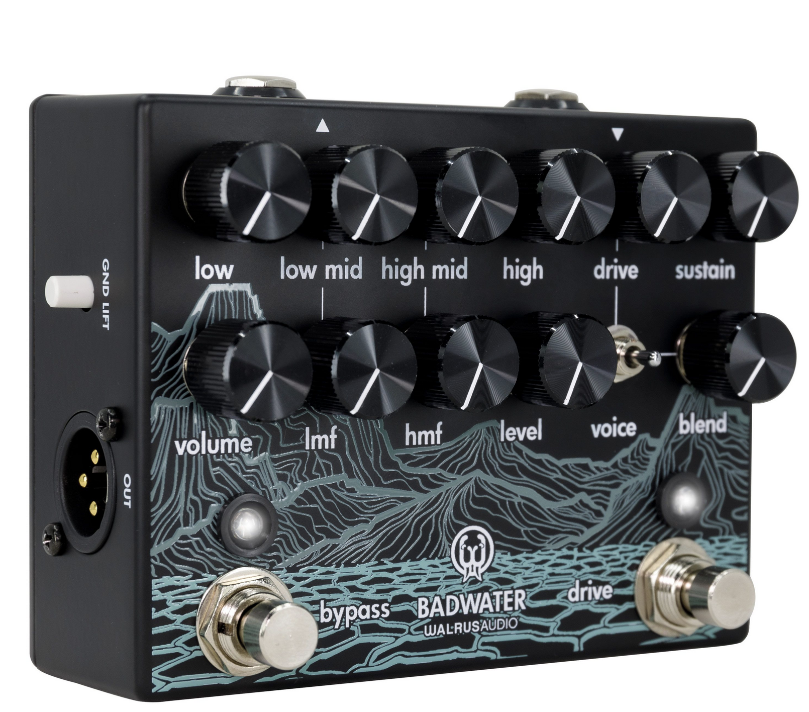 Walrus Audio Badwater Bass Pre-amp D.I.-2