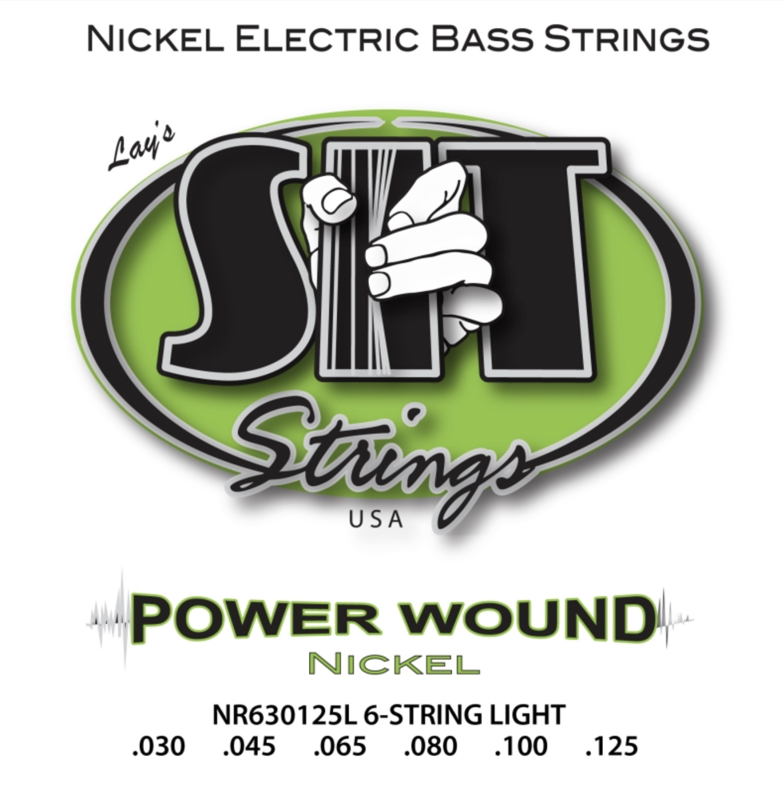 S.I.T. Strings Powerwound Nickel Bass 6-String Light-1