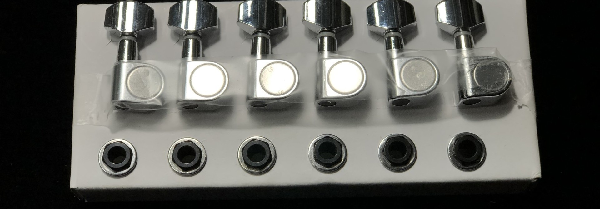 Jay Turser Chrome Closed Tuning Machine Set
