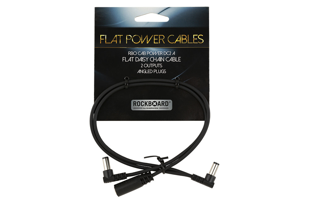 Rockboard Flat Daisy Chain Cable 2 Outputs, Angled-3