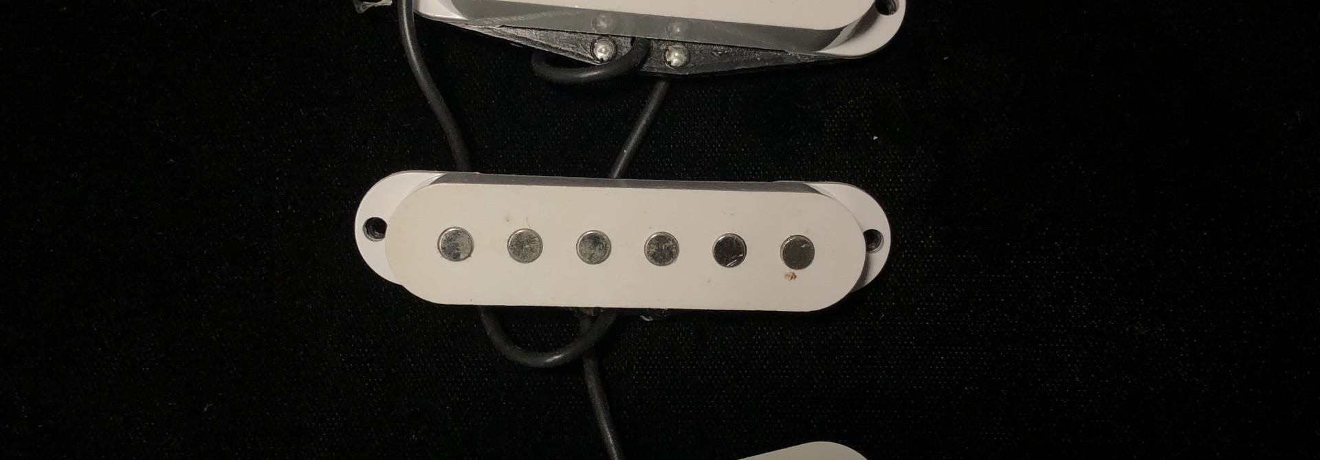 Generic White Import Strat Style Single Coil Pickups - 3 Set