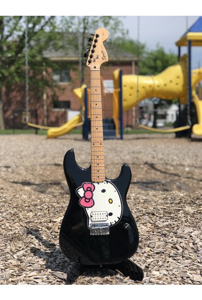 Hello Kitty Squier Stratocaster w/ upgraded pickup & tuners