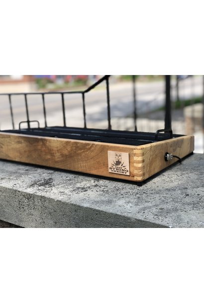 Indy String Theory 24x14 Spalted Maple Pedalboard #56