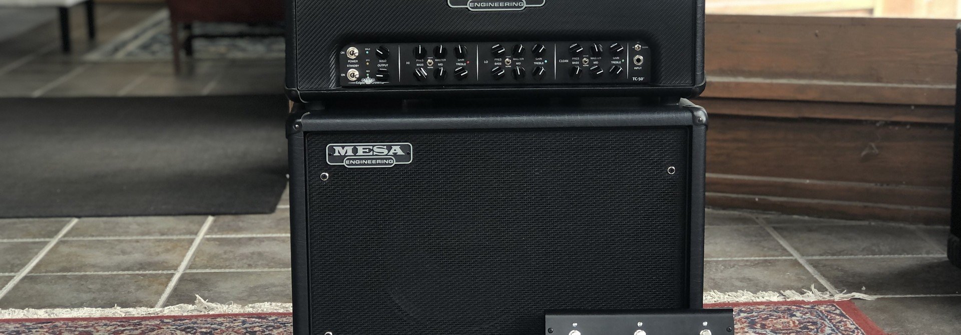 Mesa Boogie Triple Crown TC-50 3-channel 50watt Head and 1x12 Cabinet