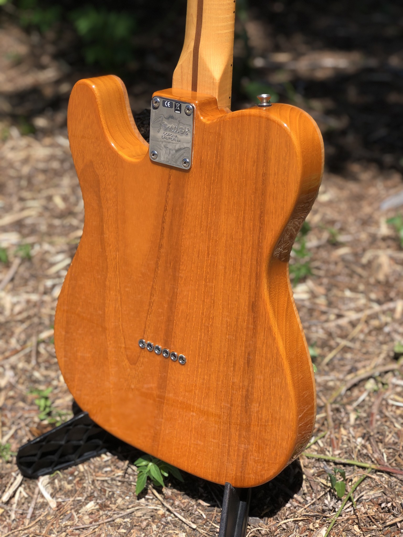 Fender Telecaster Select Carved Top Amber-9