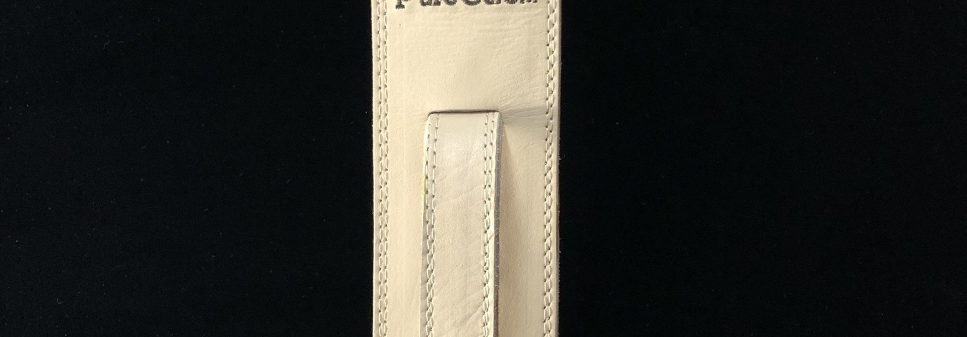 Used Pure Salem White Guitar Strap