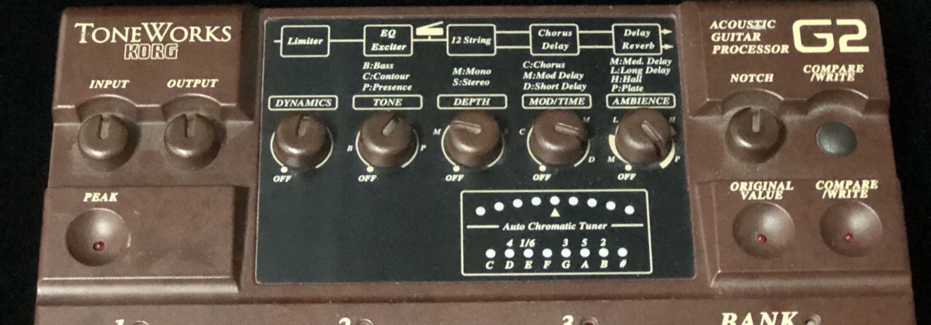 Korg ToneWorks G2 Acoustic Guitar Processor