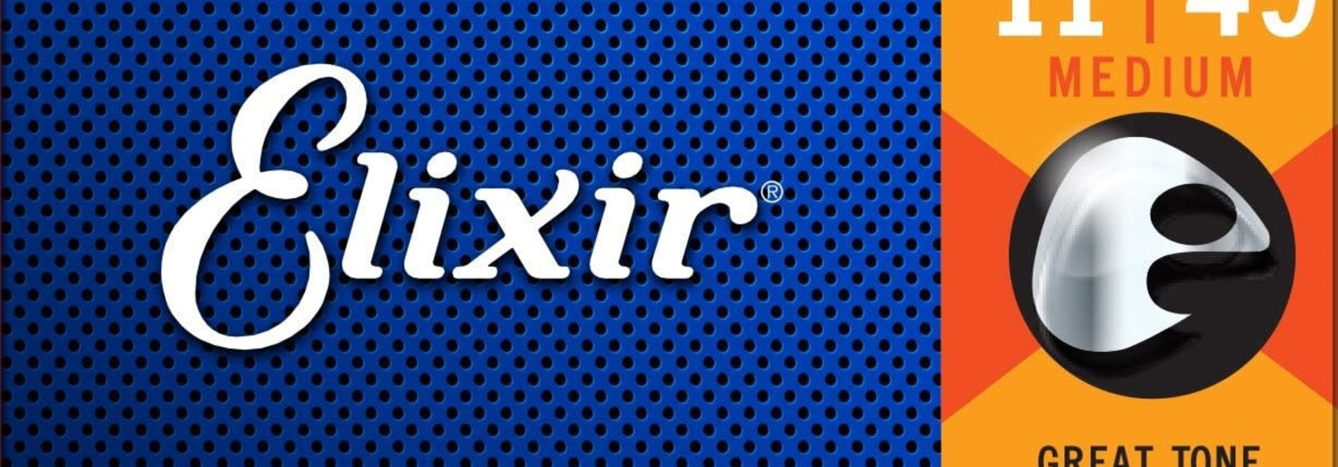 Elixir 12102 Nanoweb Nickel Medium Electric Guitar Strings (11-49)