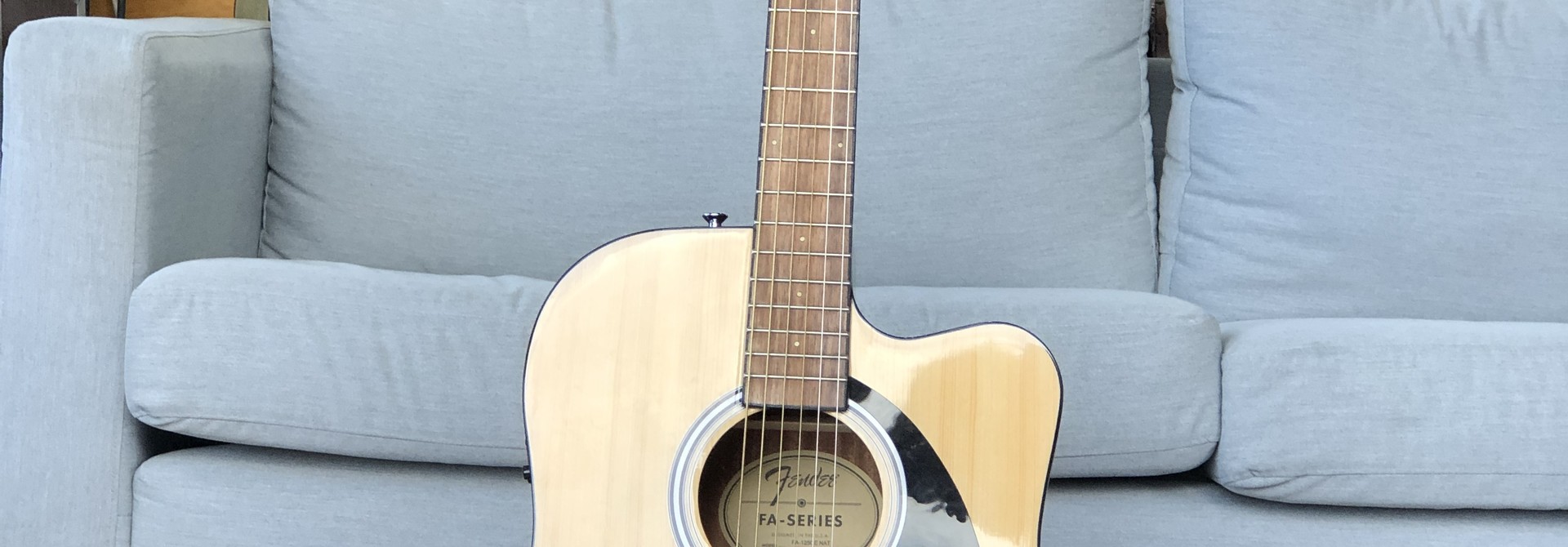 Fender FA-125CE Natural w/ Walnut Fingerboard