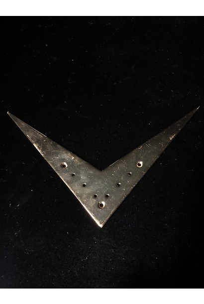 Alnicov Large 6-String Flying V Tailpiece - Gold