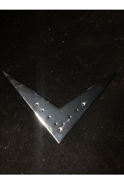 Alnicov Large 6-String Flying V Tailpiece - Silver (#2 of 3)