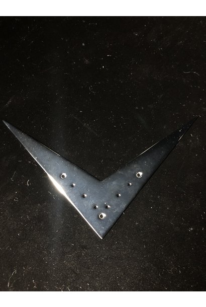 Alnicov Large 6-String Flying V Tailpiece - Silver (#3 of 3)