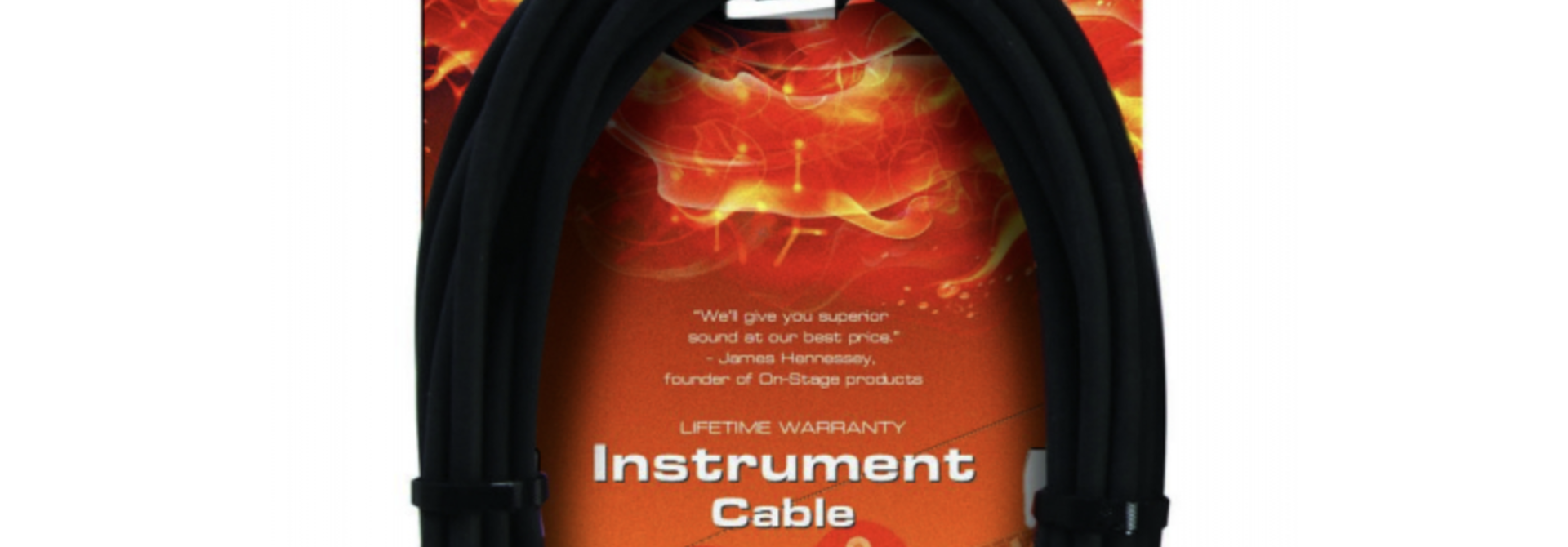 On-Stage Hot Wires 15' Instrument Cable