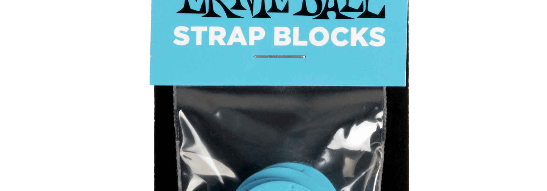 Ernie Ball Strap Blocks 4pk - Blue