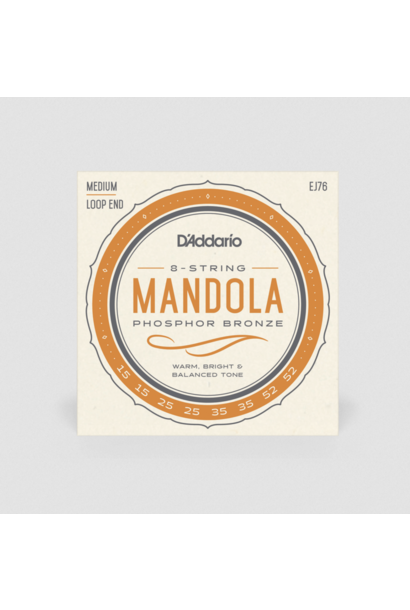 D'addario EJ76 Phosphor Bronze Mandola 15-52