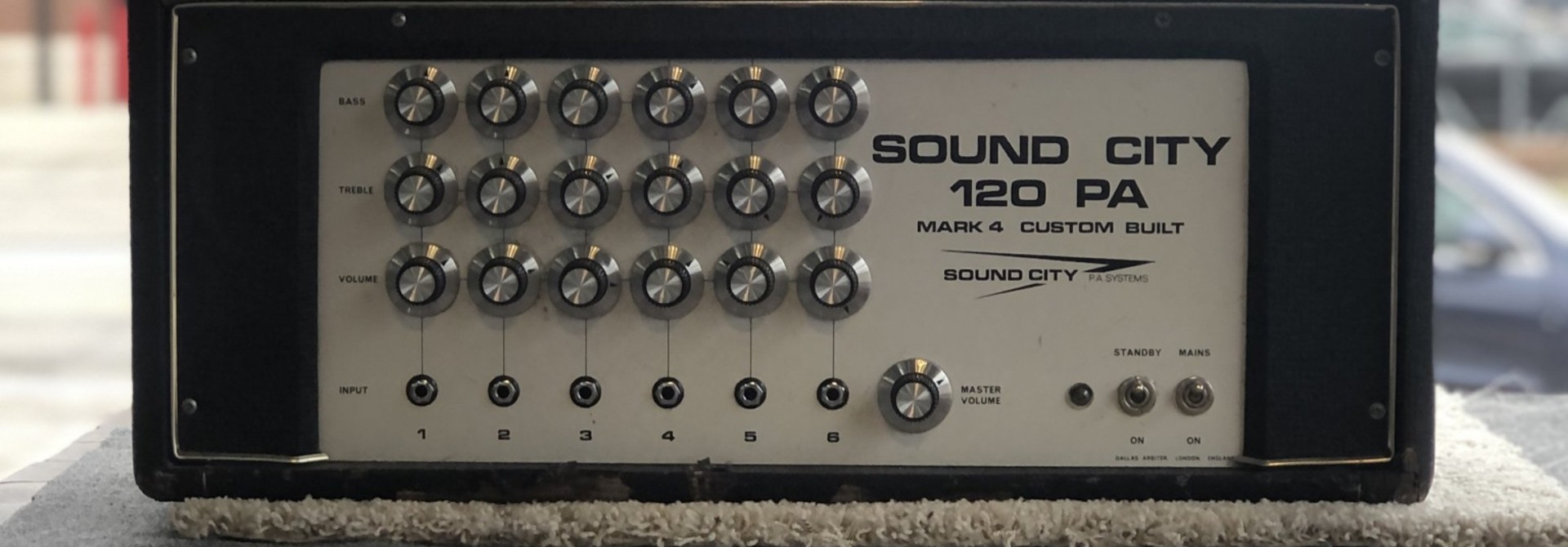 1970's Sound City PA120 Head