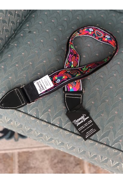Tremolo Leather Co. Pink Parrot Strap