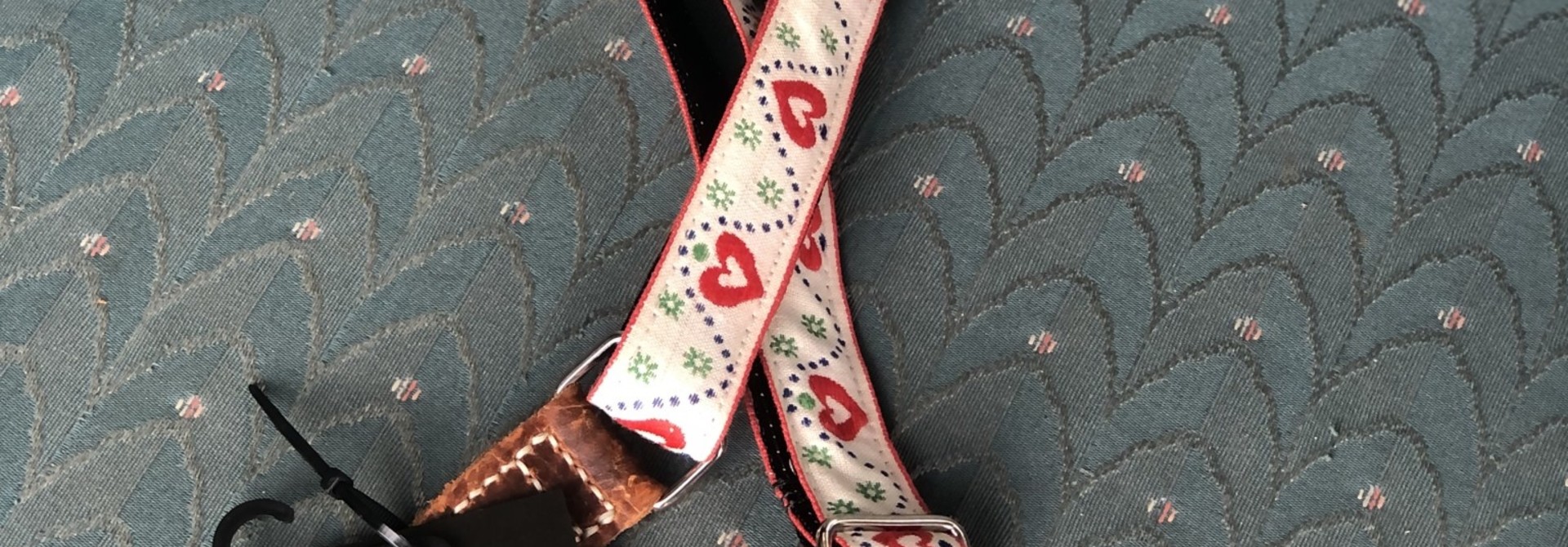 Tremolo Leather Co. Mandolin Strap Valentine