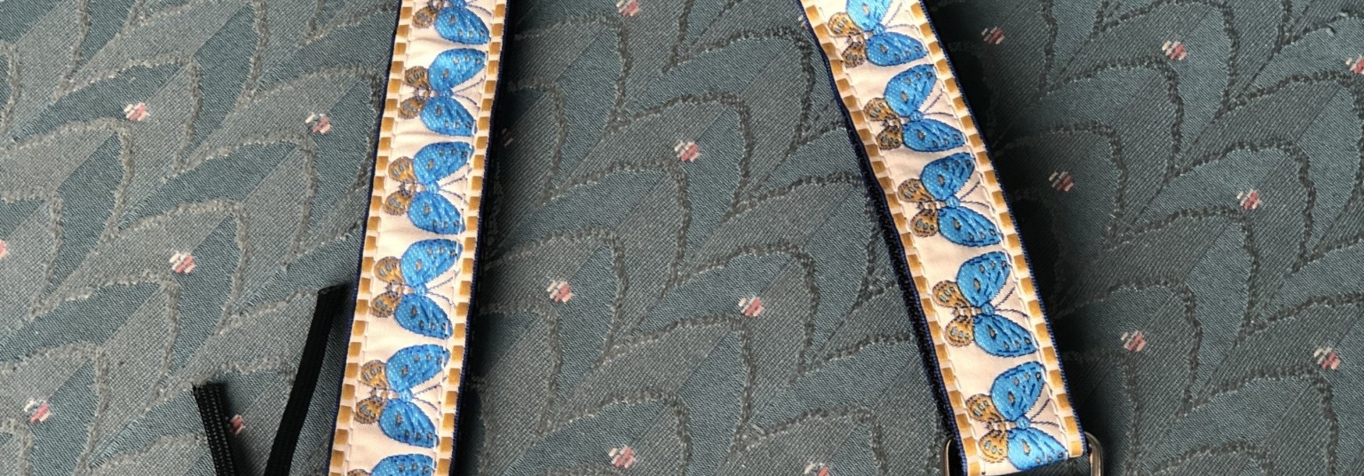 Tremolo Leather Co. Mandolin Strap Butterfly