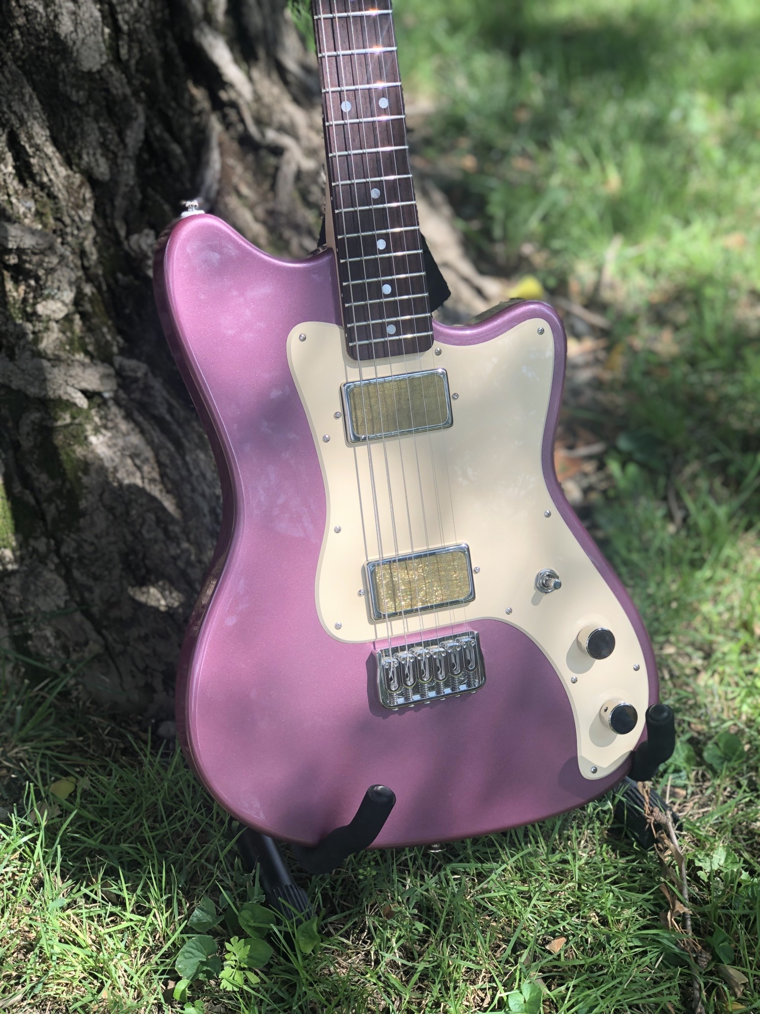 Bula Custom Guitars Burgundy Mist Astro-5