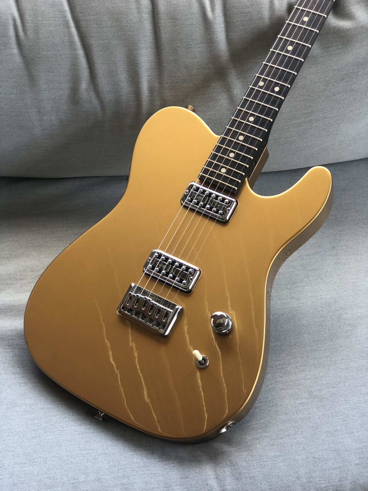 Wright Minds Gibson Scale Gold Top Telecaster-1