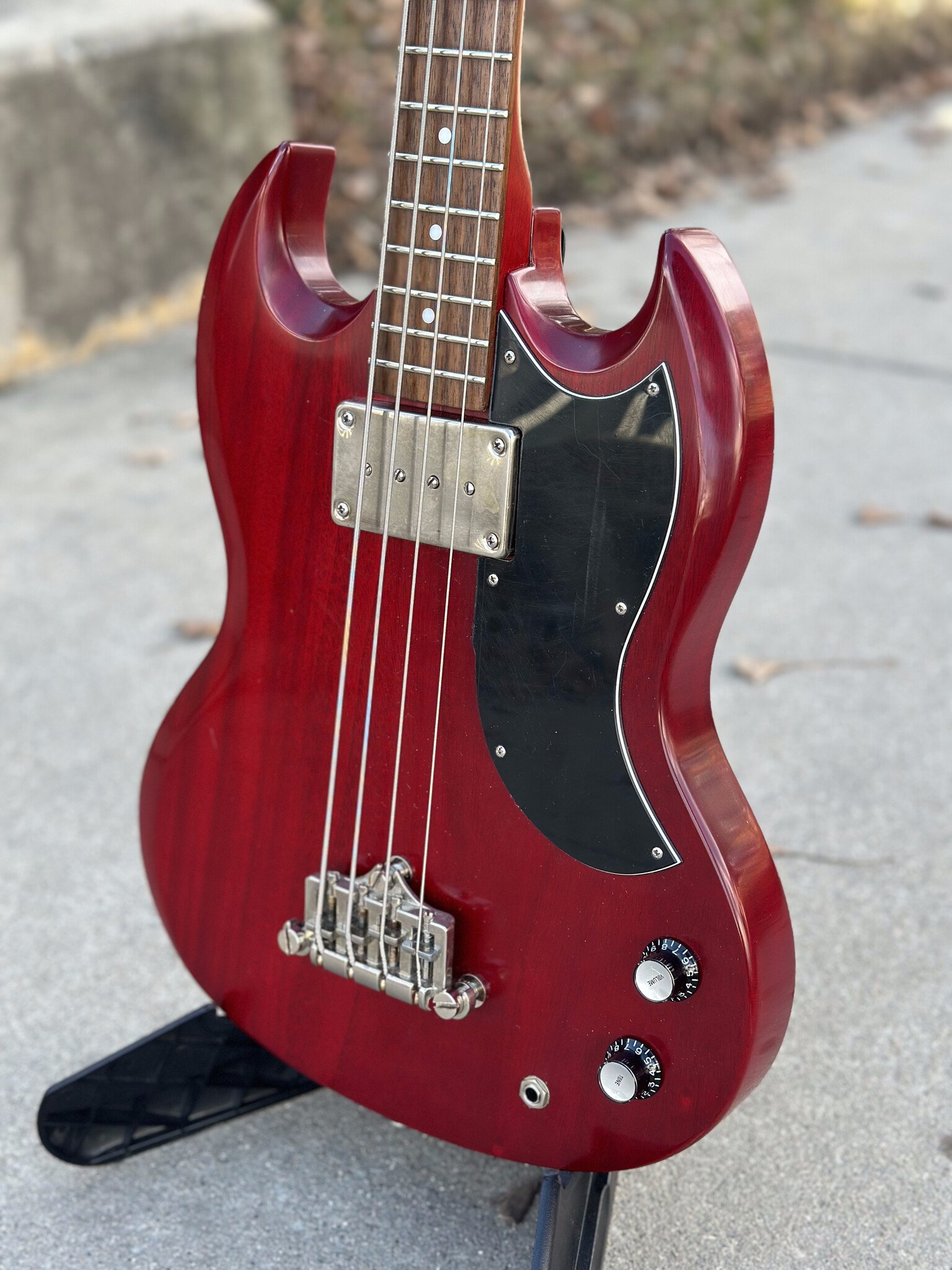 上品な Epiphone エピフォン EB-0 SG Bass ベース - www