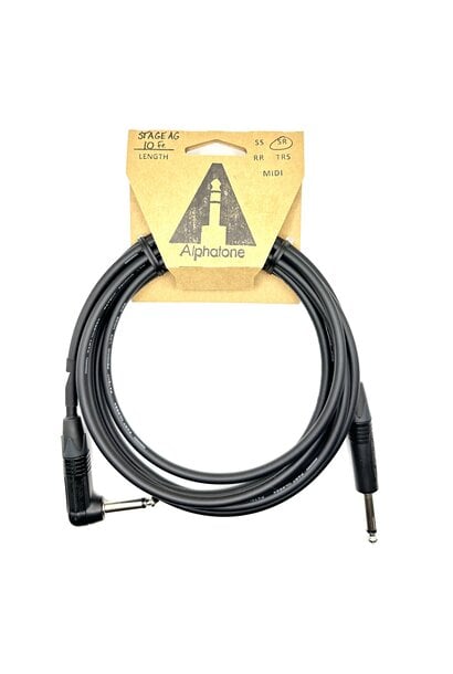 Alphatone Audio STAGE AG Instrument Cable - S-RA