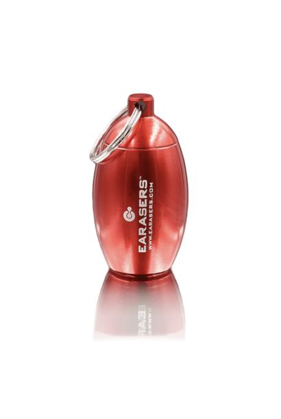 Earaser Stash Can Keychain Red
