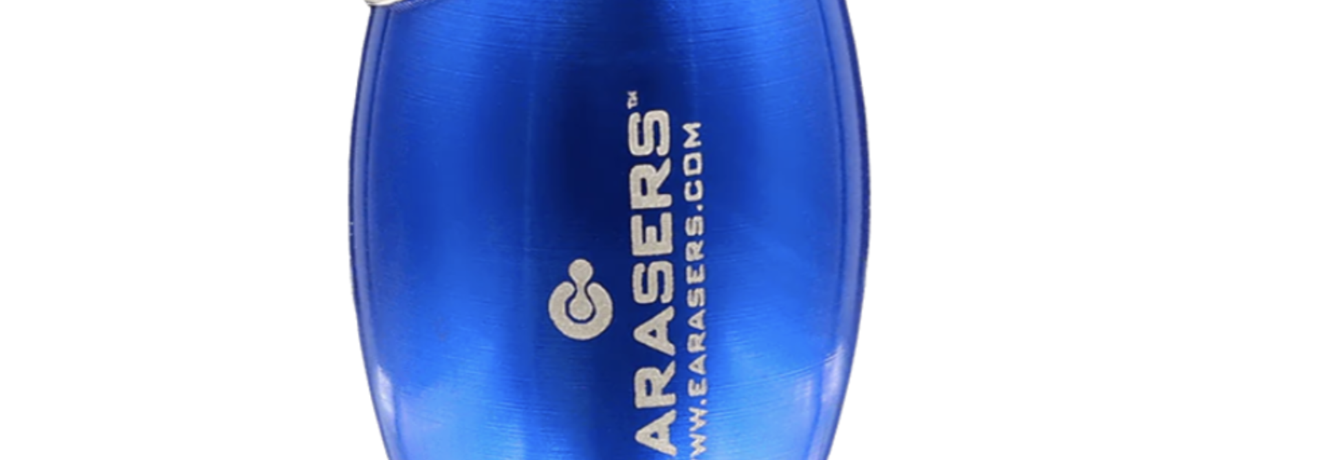 Earaser Stash Can Keychain Blue