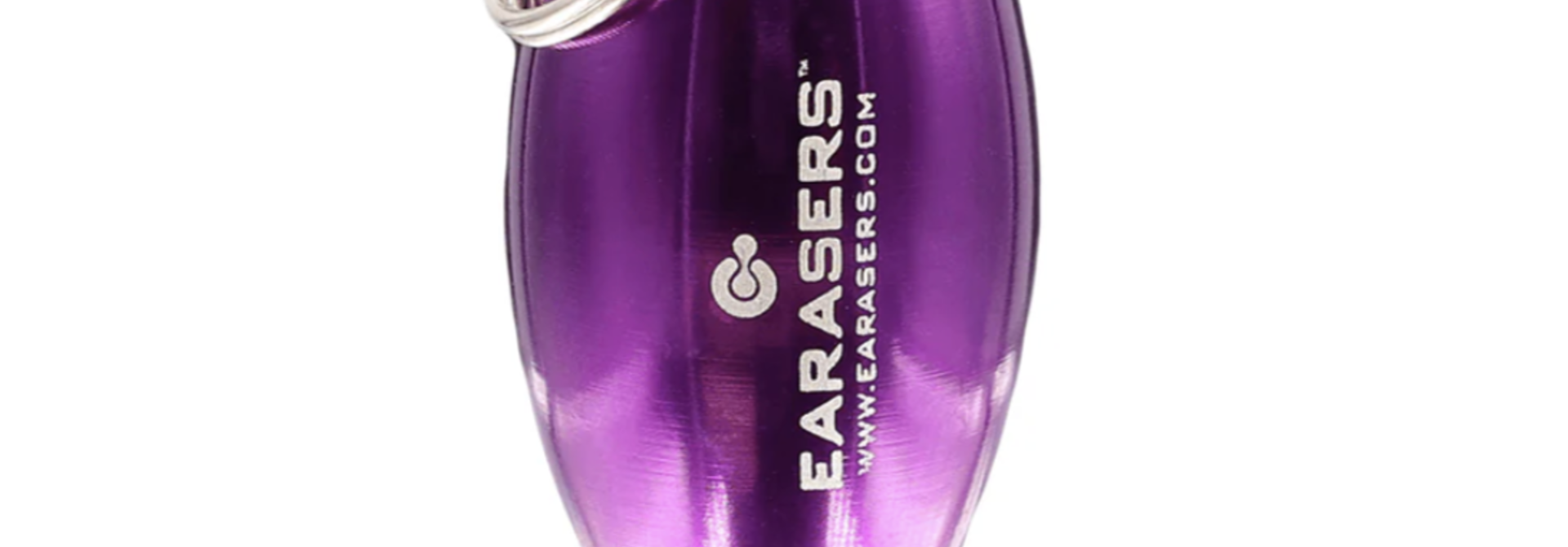 Earaser Stash Can Keychain Purple