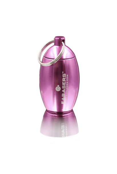 Earaser Stash Can Keychain Pink