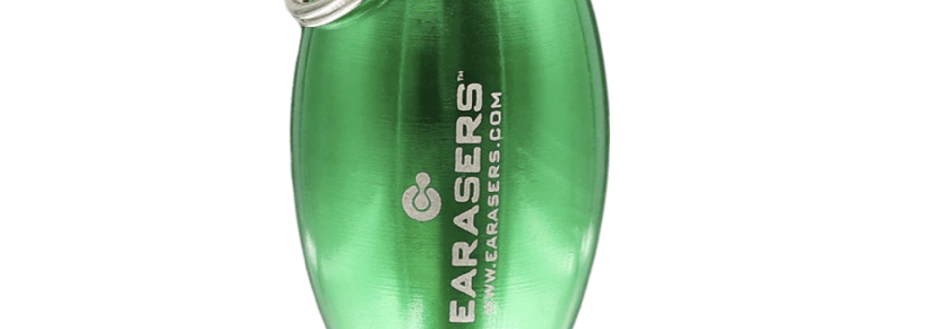 Earaser Stash Can Keychain Green
