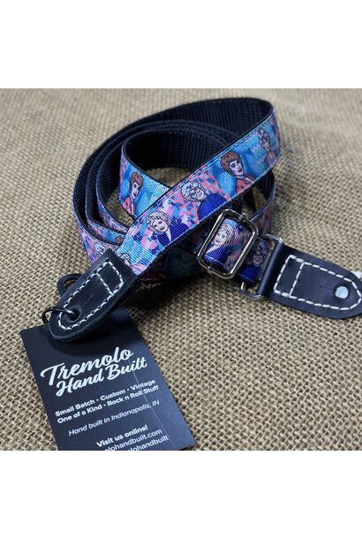 Tremolo Hand Built Mandolin Strap  - Golden Girls