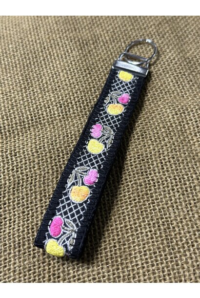Tremolo Hand Built Key Fob - Black Cherries