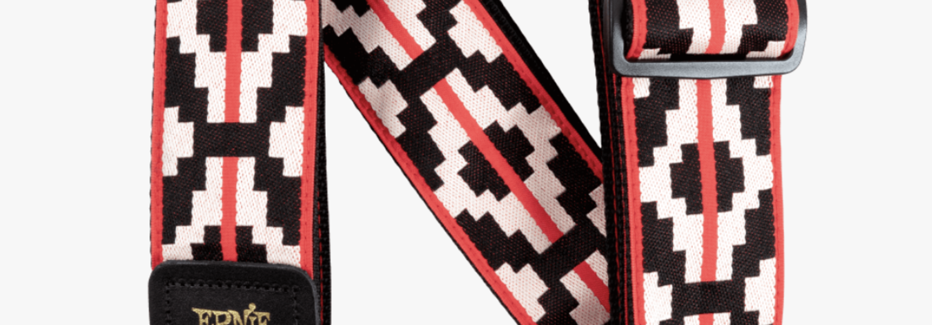 Ernie Ball Classic Jacquard Guitar Strap/Bass Strap - Ristra Red