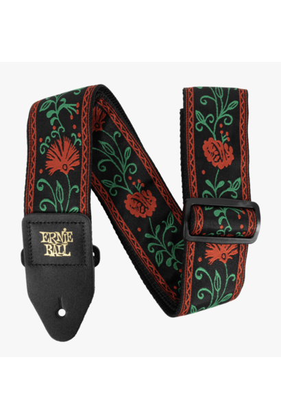 Ernie Ball Classic Jacquard Guitar Strap/Bass Strap - Western Rose