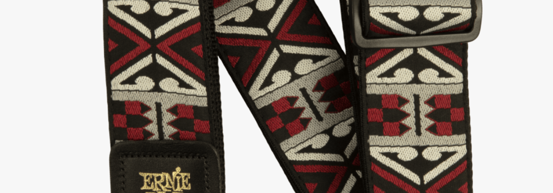 Ernie Ball Classic Jacquard Guitar Strap/Bass Strap - Primal Red