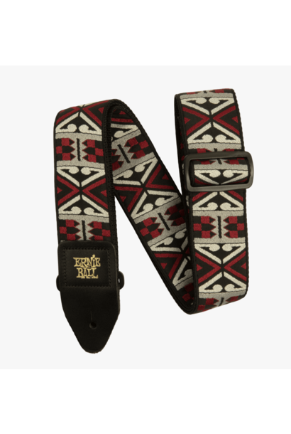 Ernie Ball Classic Jacquard Guitar Strap/Bass Strap - Primal Red