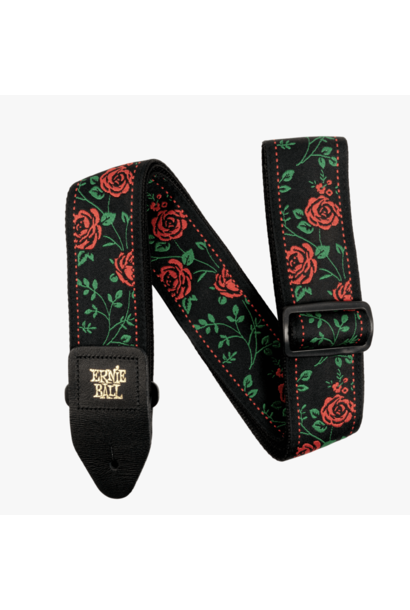 Ernie Ball  Classic Jacquard Guitar Strap/Bass Strap - Spanish Rose