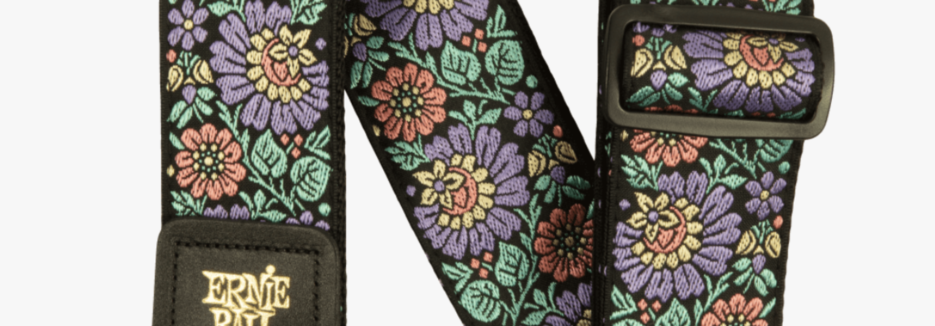 Ernie Ball Classic Jacquard Guitar Strap/Bass Strap - Evening Bloom