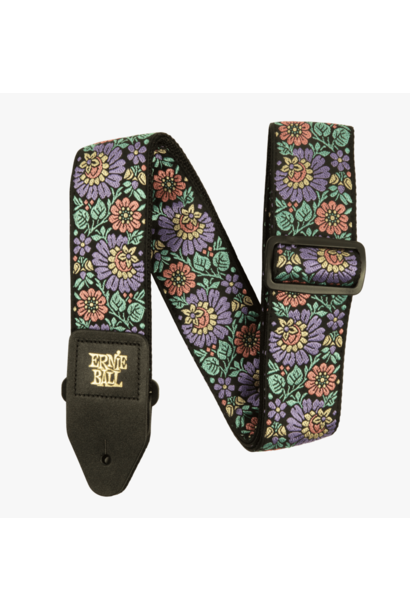 Ernie Ball Classic Jacquard Guitar Strap/Bass Strap - Evening Bloom