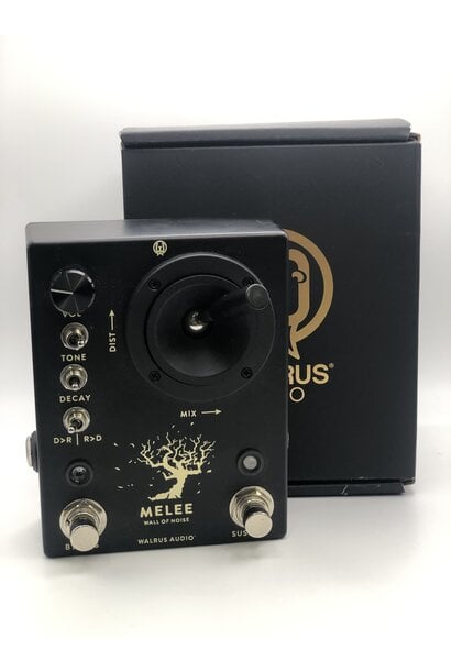 Walrus Audio Melee: Wall of Noise Distortion/Reverb Pedal - Black