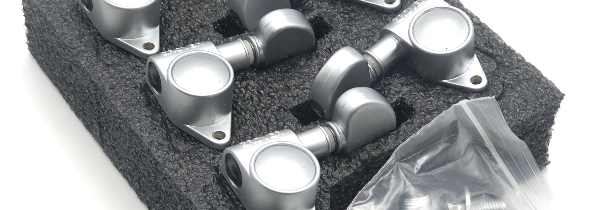 Grover Machine Head 18:1 Gear - Chrome Matte 3+3