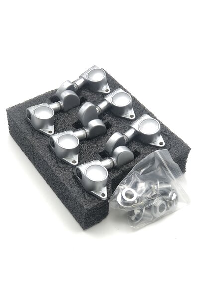 Grover Machine Head 18:1 Gear - Chrome Matte 3+3