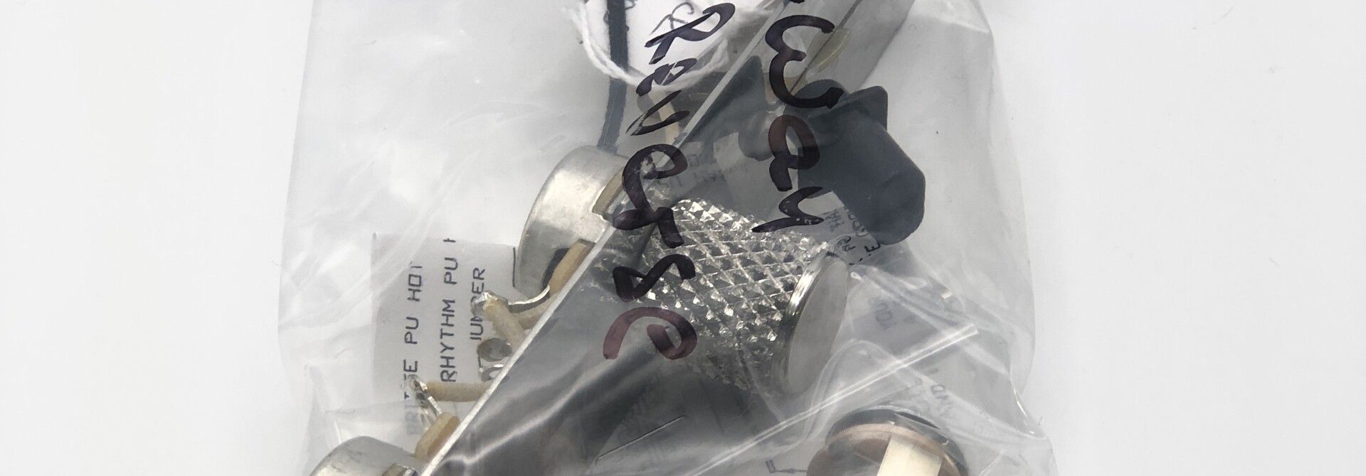 Callaham Guitars 4-way Reverse Pre-wired Tele Control Plate - Distressed