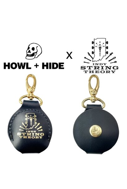 Howl + Hide x Indy String Theory Leather Pick/Airtag Holder